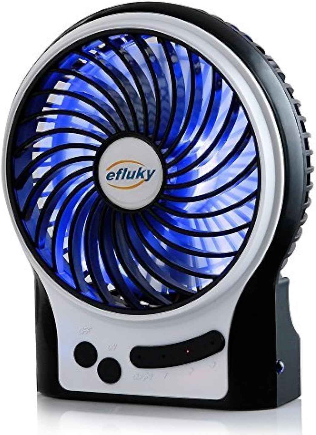 efluky faltbarer USB Handventilator wiederaufladbar tragbar Mini Ventilator