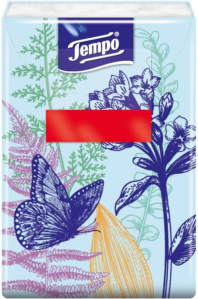 Tempo Taschentuecher Mini Pack 9x5 Stueck 45 Tuecher weich kompakt