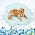 Kühlmatte Hund 100x100 cm wendbar waschbar 2cm-120cm selbstkühlend ohne Gel