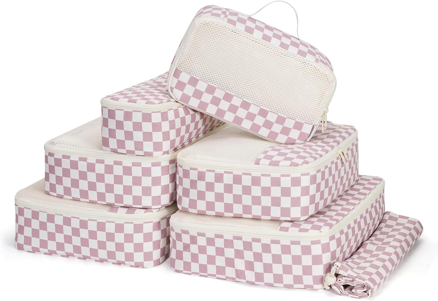 7-teiliges Koffer Organizer Set Packing Cubes Reise-Packtaschen