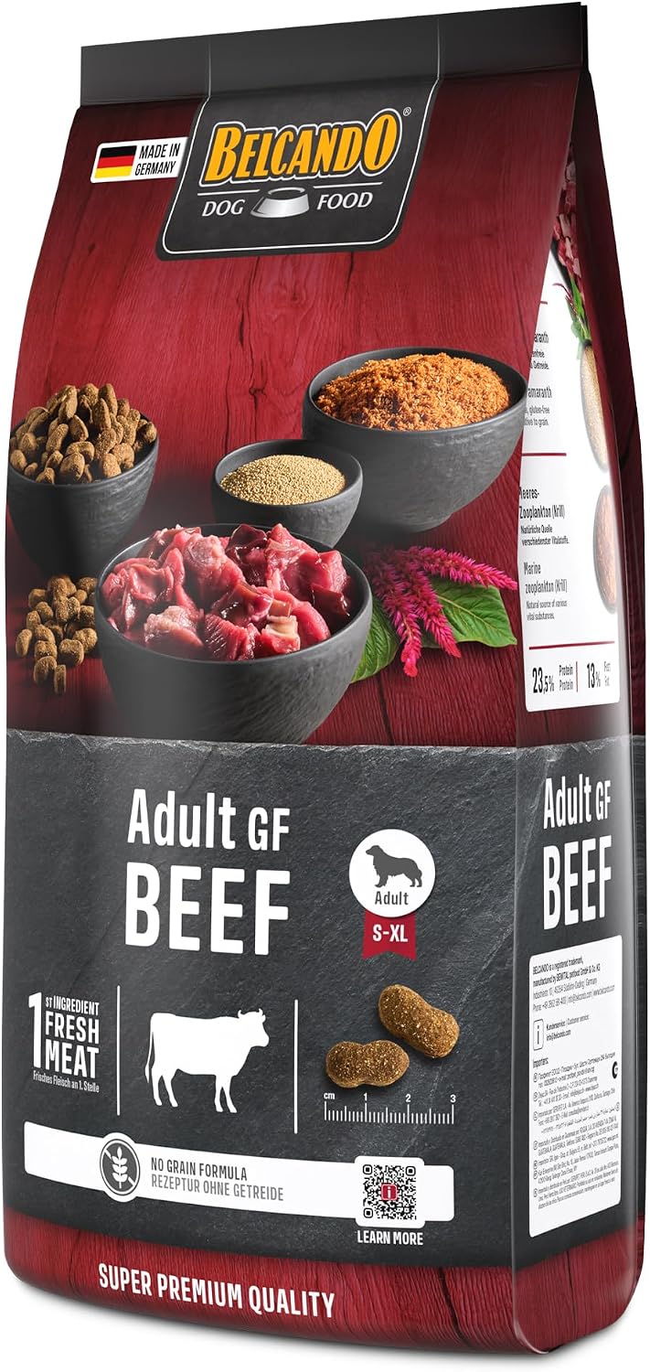 Trockenfutter getreidefrei Rind 1- BELCANDO Adult GF verschiedene Sorten