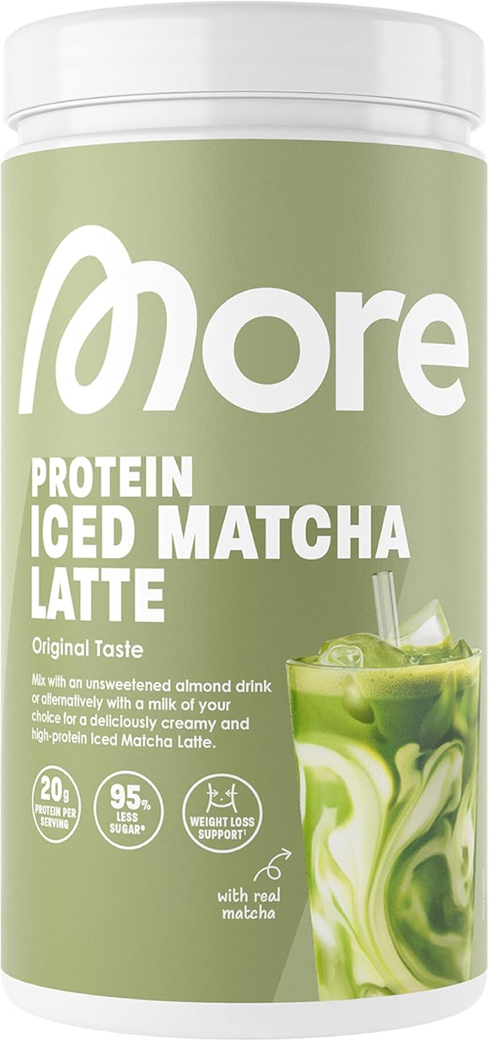 MORE Protein Iced Coffee Dark Chocolate Cookie Crumble verschiedene So