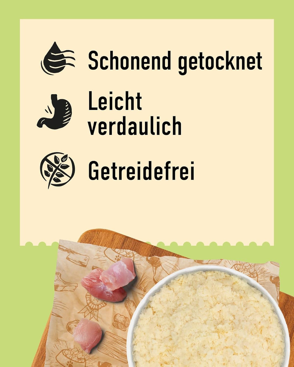 DIBO Kartoffelflocken Beutel Hundefutter Barf Ergaenzungsfutter