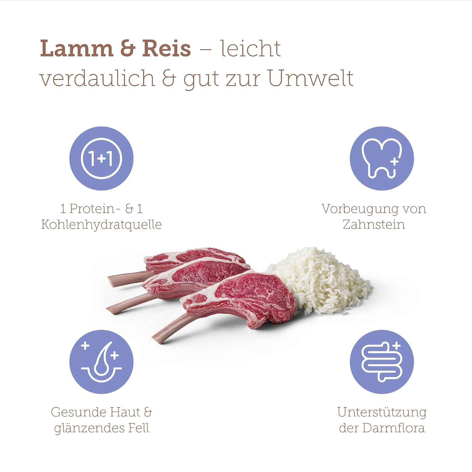 MERA Pure Sensitive Mini Lamm & Reis Trockenfutter 4 kg kleine Kroketten