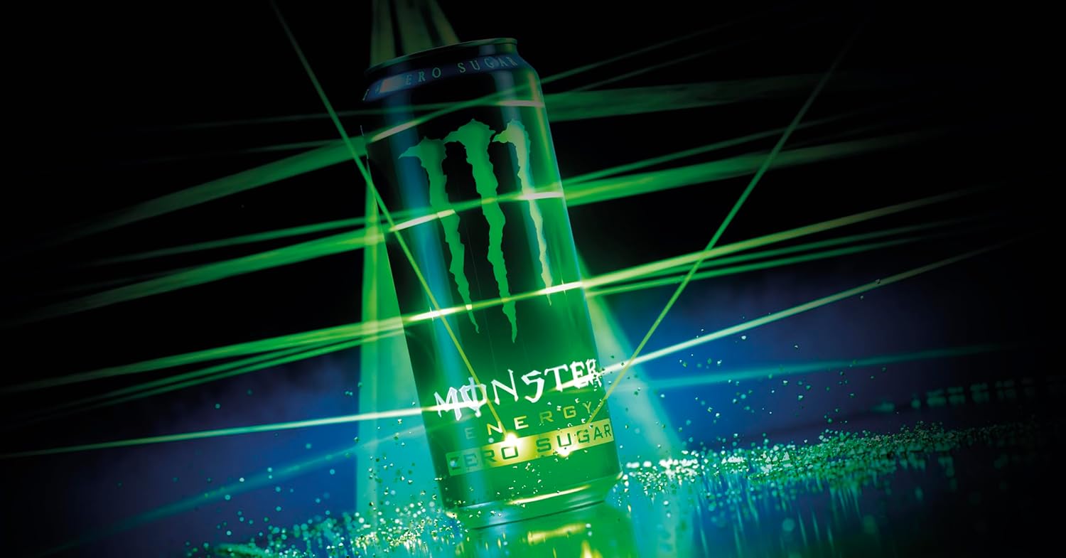 Monster Energy Green Zero Sugar 12 x 500 ml Energy Drink zuckerfrei