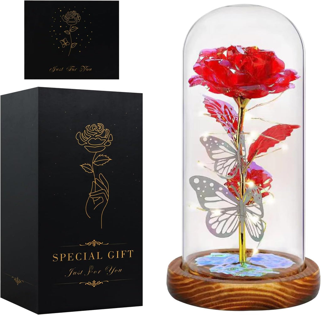 Infinity Rose Ewige Rose Geschenk Valentinstag fuer Sie Frau Freundin