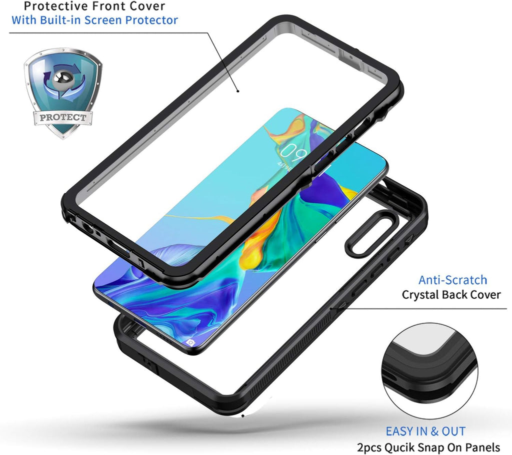 Lanhiem Wasserdichte IPX8 Handytasche bis 15m fuer iPhone Samsung Huawei Xiaomi R