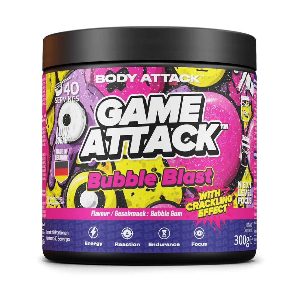 Booster Bubble Blast Energy Drink Pulver 40 Portionen Made in Germany vers