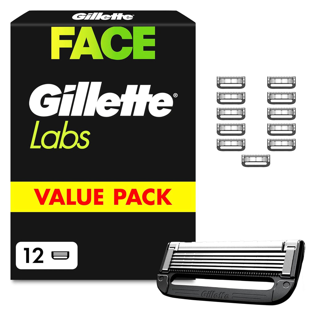 Gillette Labs Rasierklingen 12 Stueck Herren kompatibel mit Rasierer