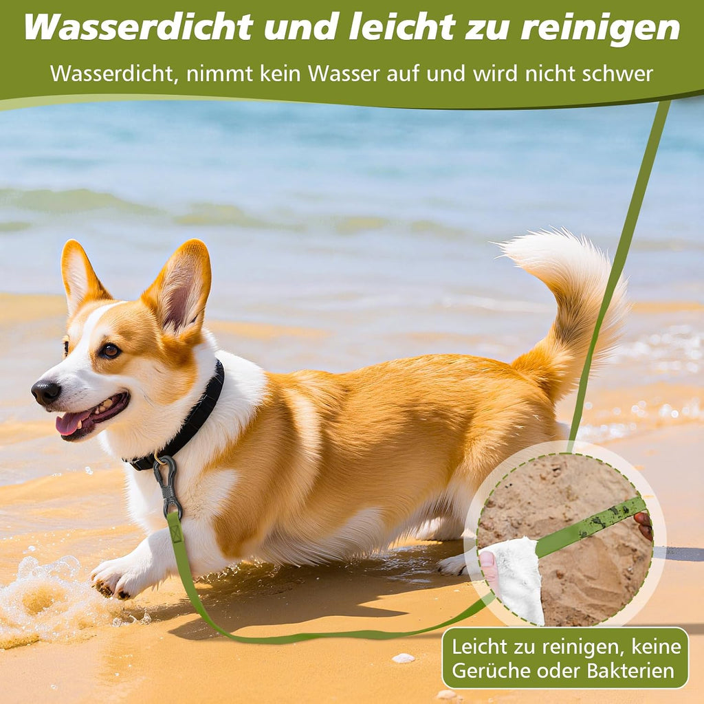 XBEN Schleppleine gummiert wasserdicht mit Karabiner 3m-30m