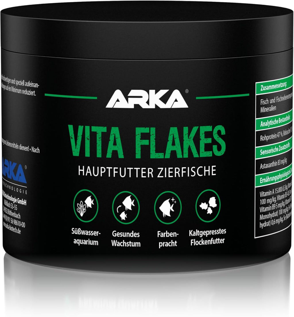 ARKA Vita Flakes Flockenfutter Zierfische kaltgepresst Farbenpracht