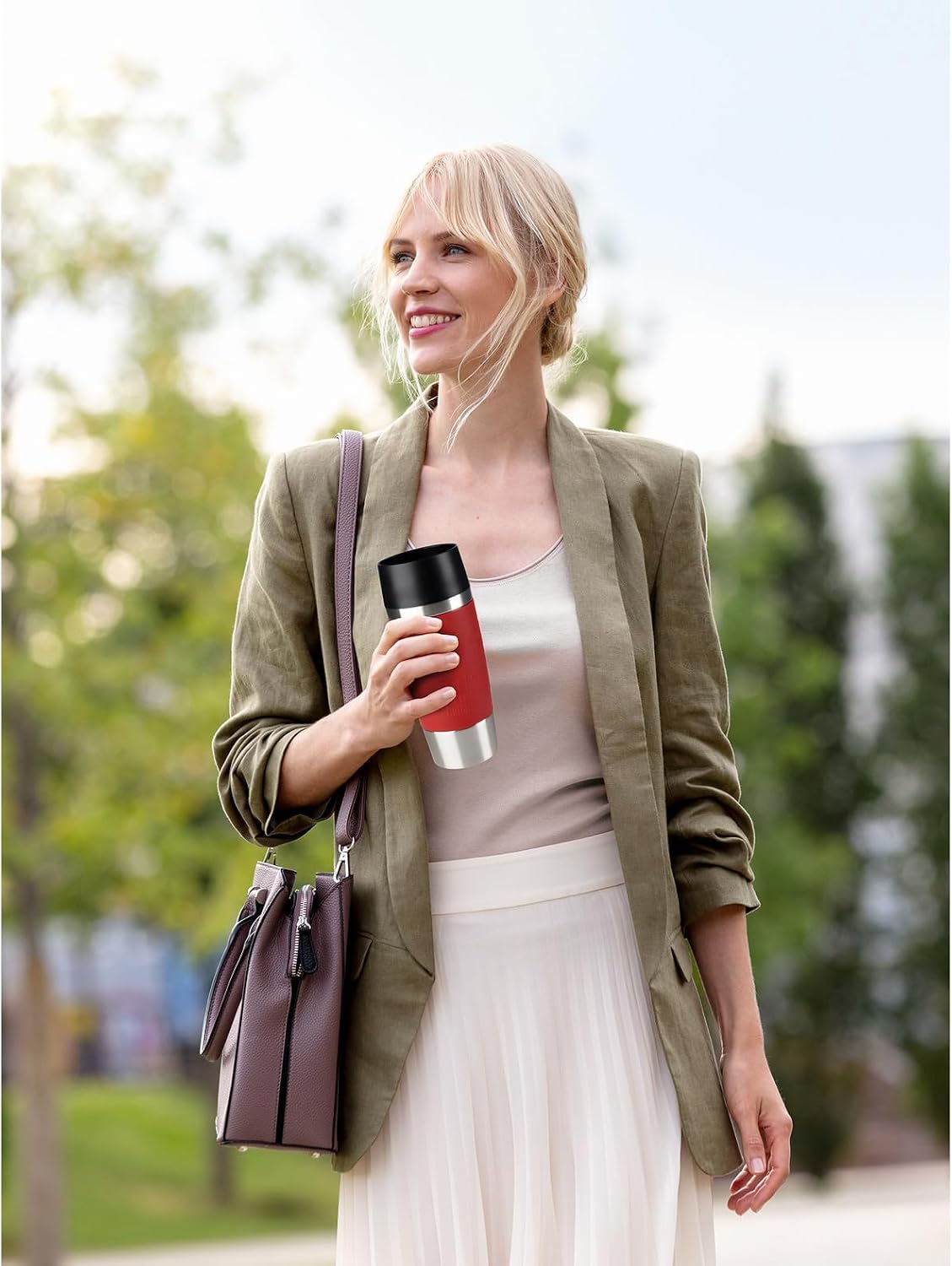 Emsa Travel Mug Classic Thermobecher Isolierbecher 4 Std heiss 8 Std kalt