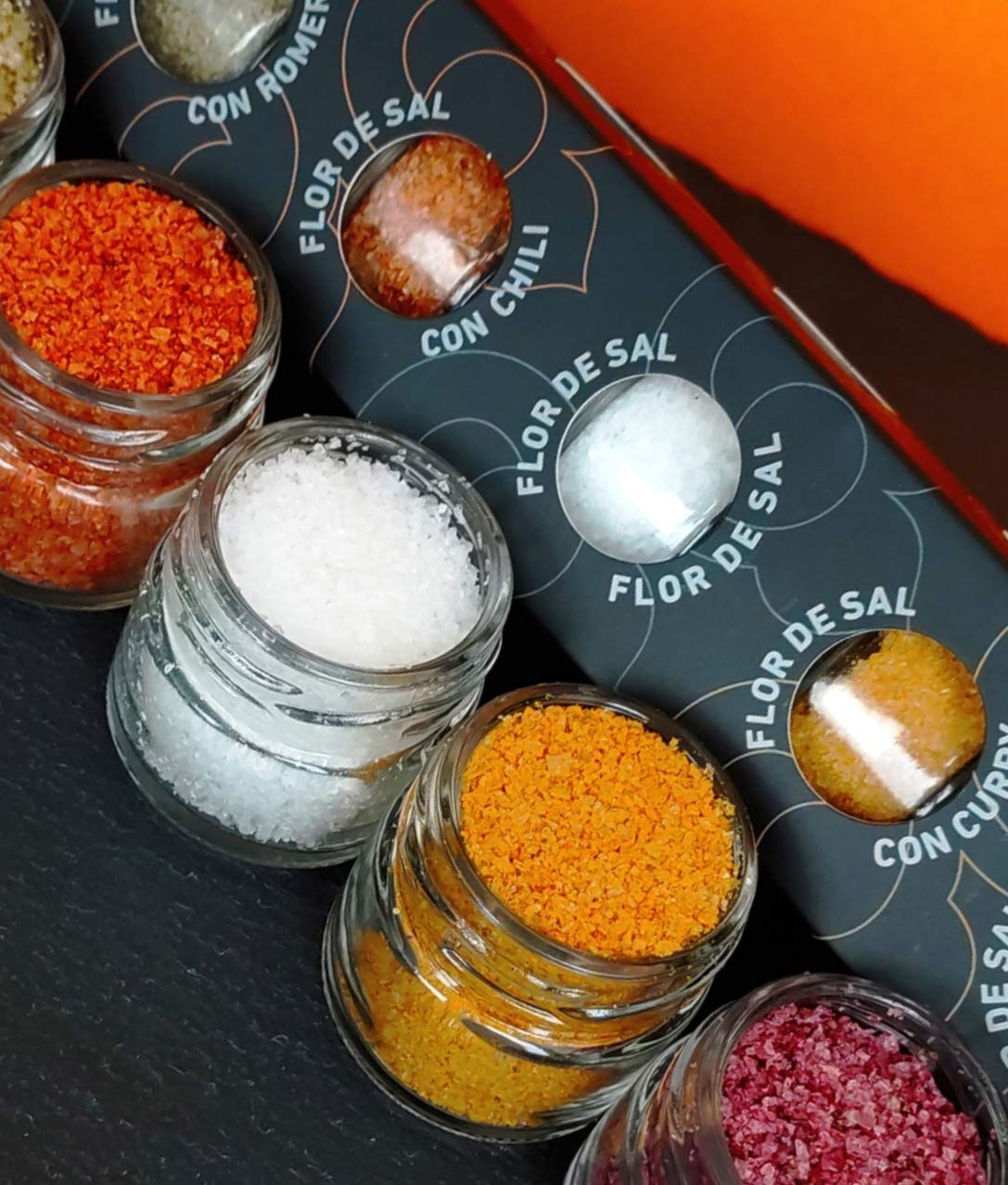 Flor de Sal Meersalz Set Mallorca 5×20 g Gourmet Salz