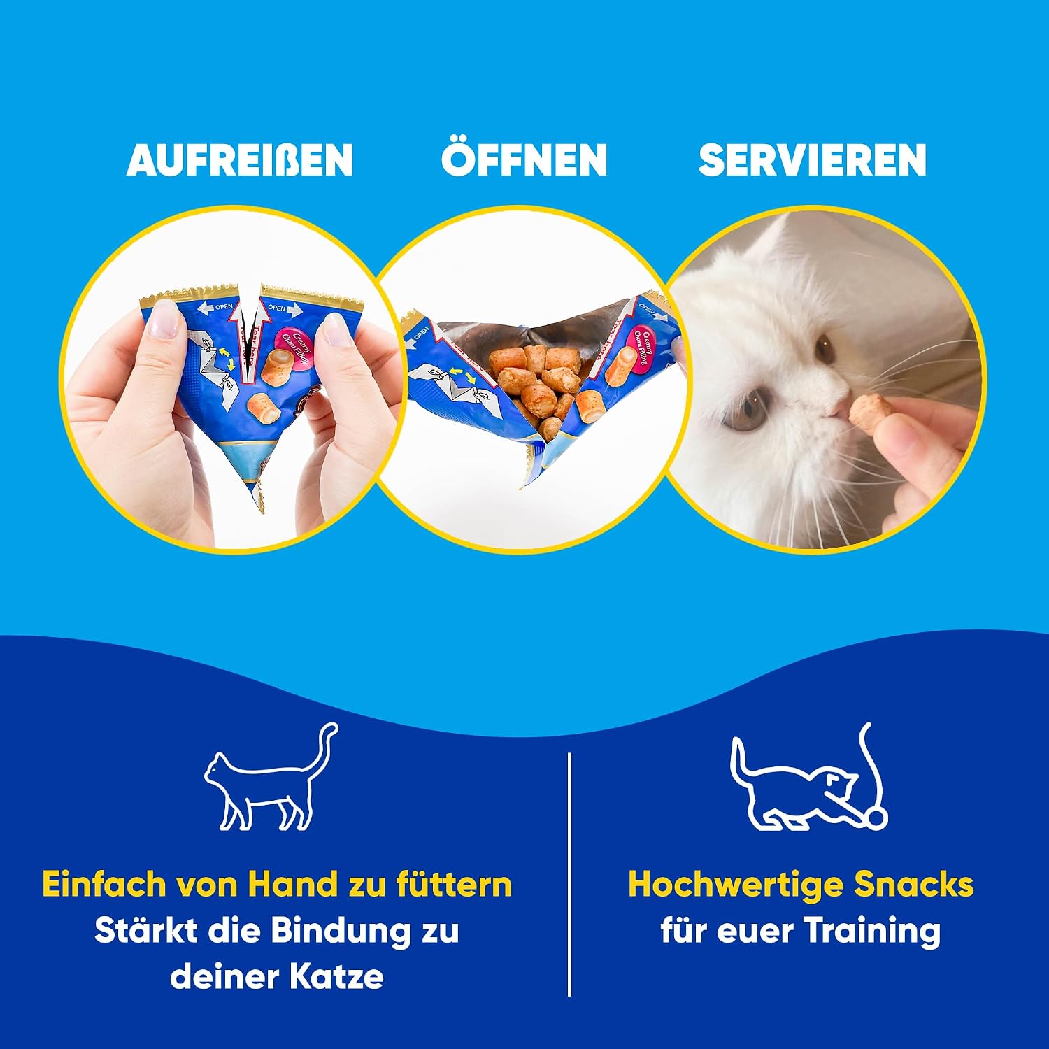 INABA Churu Fun Bites Katzenleckerlis 96 g Huhn & Thunfisch 35% Protein