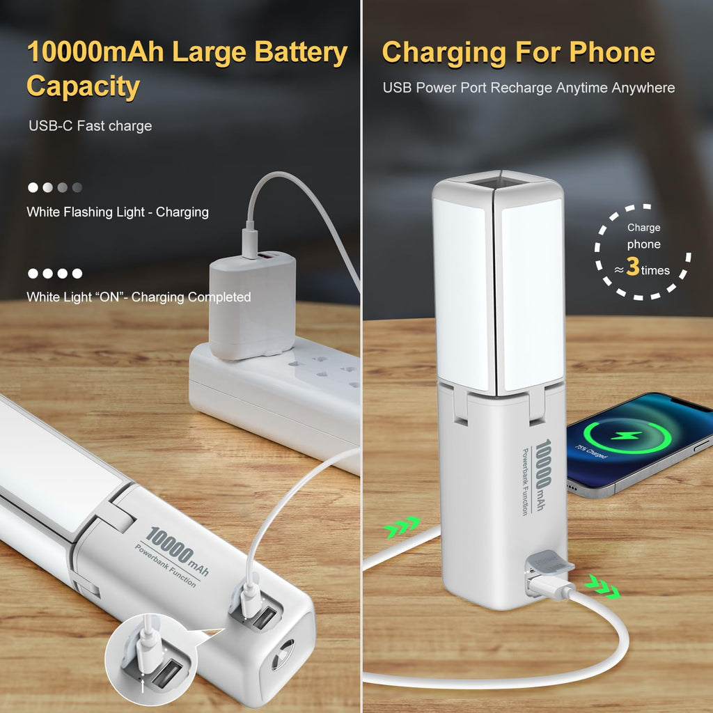 Klarus CL2 Campinglampe 750 Lumen, 10000 mAh wiederaufladbar, 8 Modi, IPX5