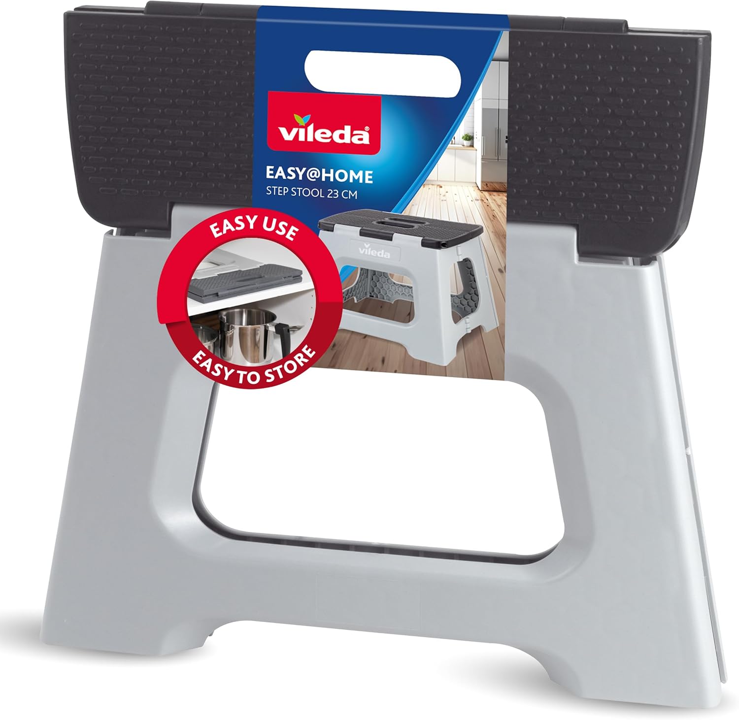 Vileda Tritthocker klappbar 23 cm Haushaltshocker rutschfest