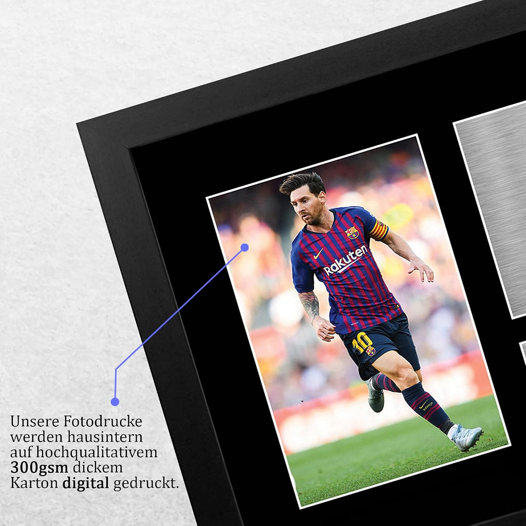 Lionel Messi A4 Poster ungerahmt signiert gedrucktes Autogramm Bild