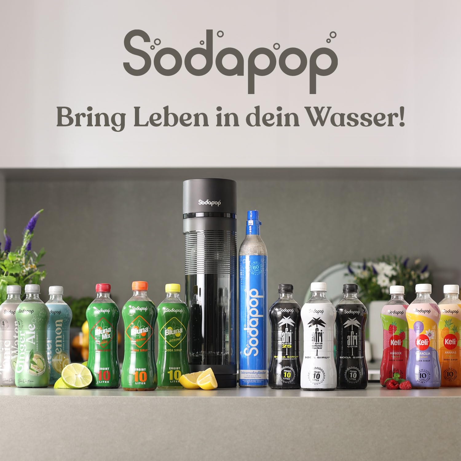 Sodapop Sirup Afri Cola 500 ml fuer 10 Liter Fertiggetraenk