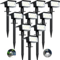 kolpop 4er Solarstrahler 77 LEDs 3000K 800lm IP65 3 Modi Daemmerungs­sensor