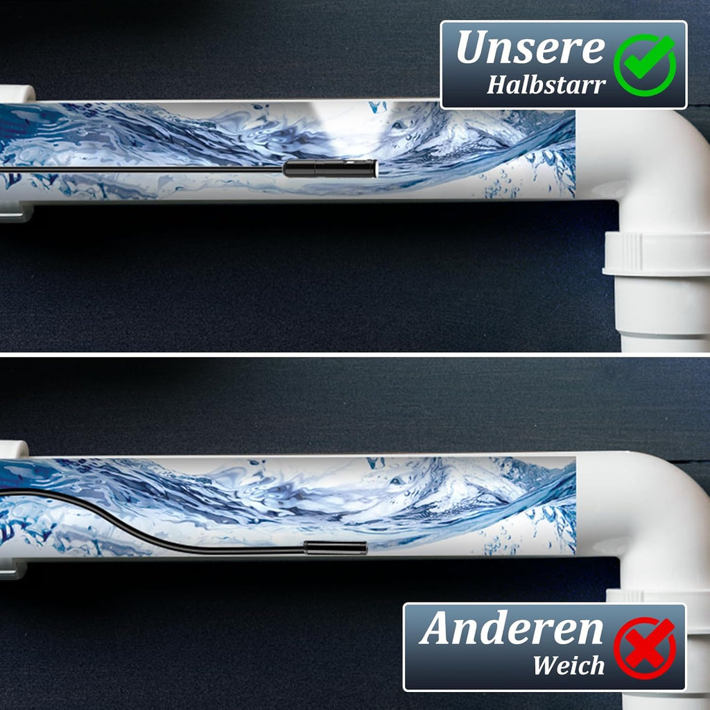 Ennovor Endoskopkamera 1920 HD wasserdicht IP67 5m-10m mit 8 LED fuer Android Tab