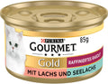 Gourmet Gold Ragout Duetto Katzenfutter nass Lachs und Seelachs