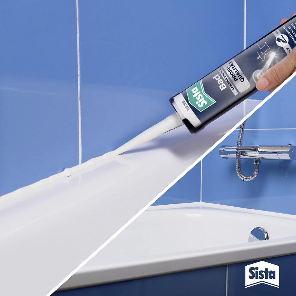Sista Pattex Sanitaersilikon 280 ml weiss wasserfest geruchsneutral