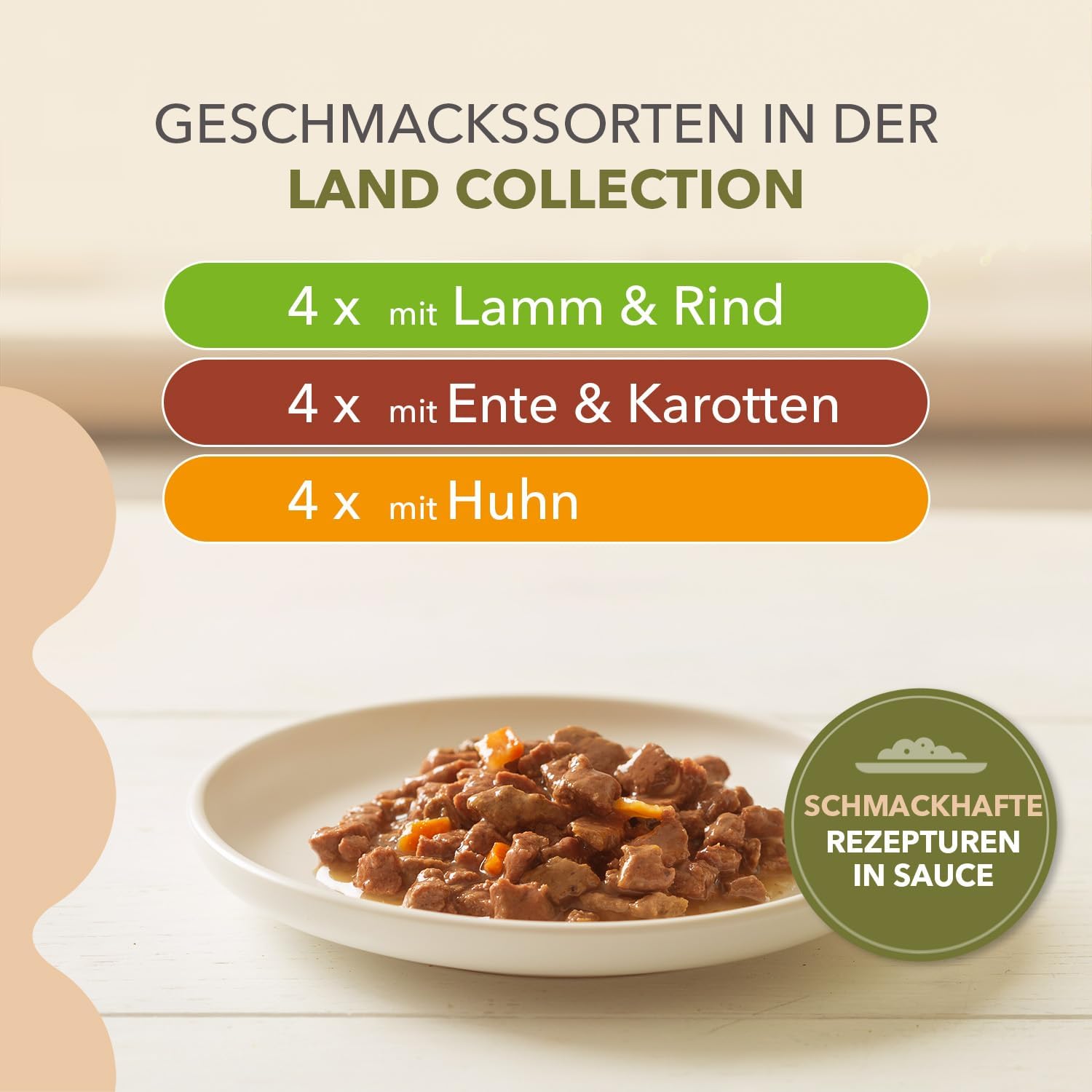 IAMS Delights Land Collection Katzenfutter Nass 12 x 85g getreidefrei ab 1 Jahr