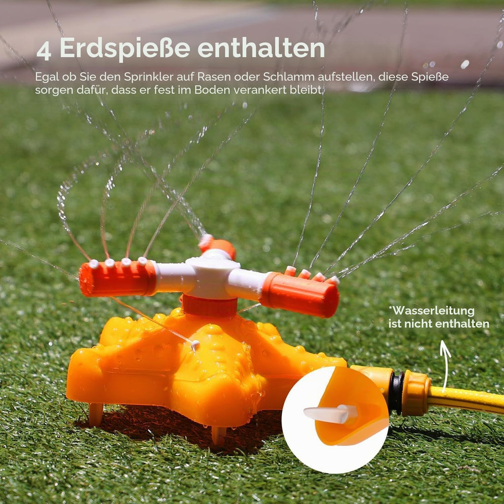 All For Paws Chill-Out Hundewasser-Sprinkler 360° Drehung Garten Spielzeug