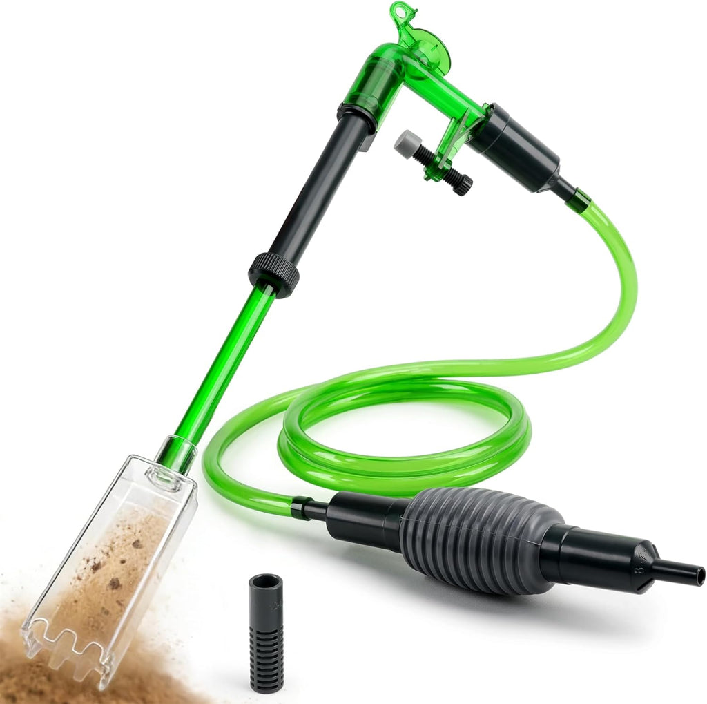 NICREW Aquarium Kiesreiniger Wasserwechsel Handpumpe Bodensauger