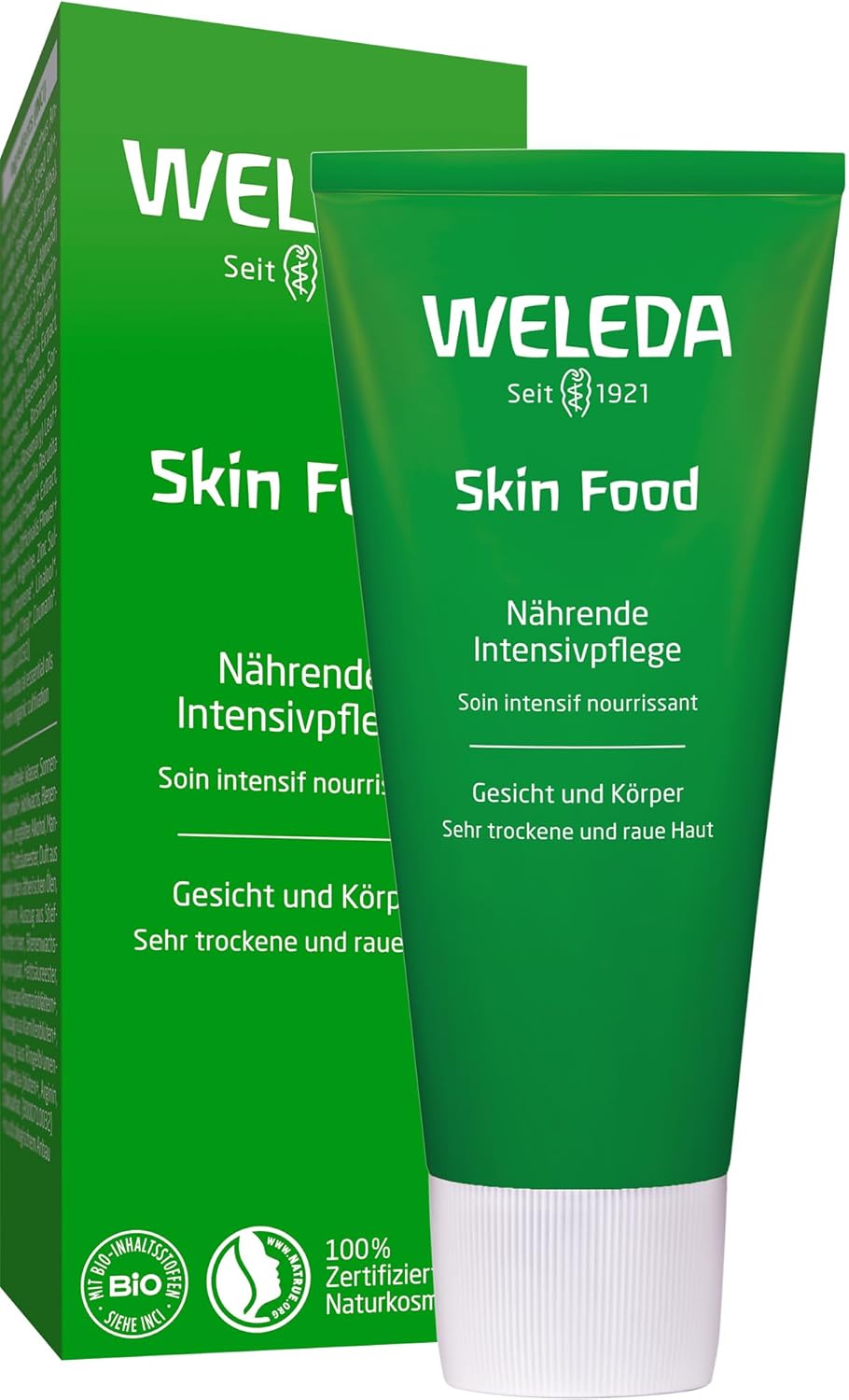 Weleda Skin Food Bio Feuchtigkeitscreme 75 ml - reichhaltige Pflege fuer trockene