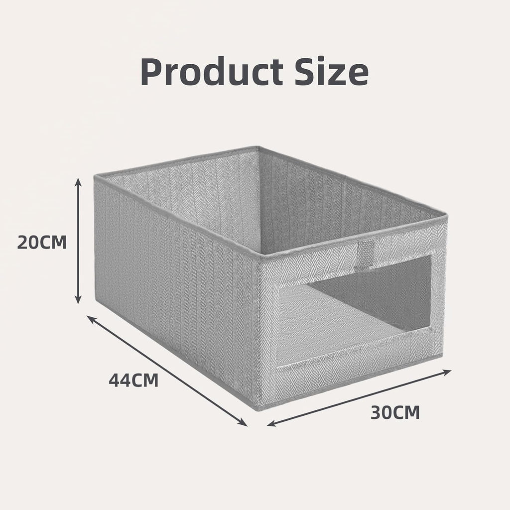 Schrank Organizer 2er Set 40×30×20 cm Aufbewahrungsbox faltbar