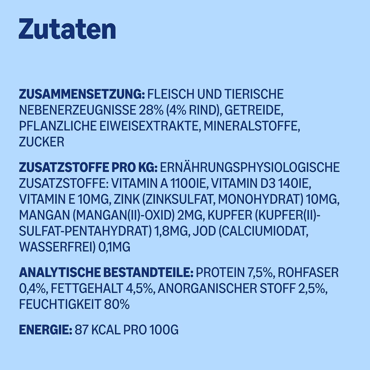 Hundefutter nass Rind in Dosen verschiedene Sorten
