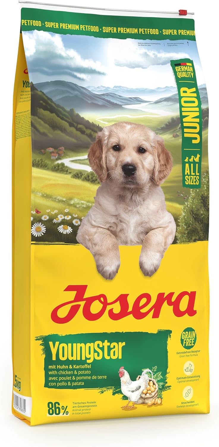 Josera Junior YoungStar Huhn & Kartoffel Welpenfutter getreidefrei