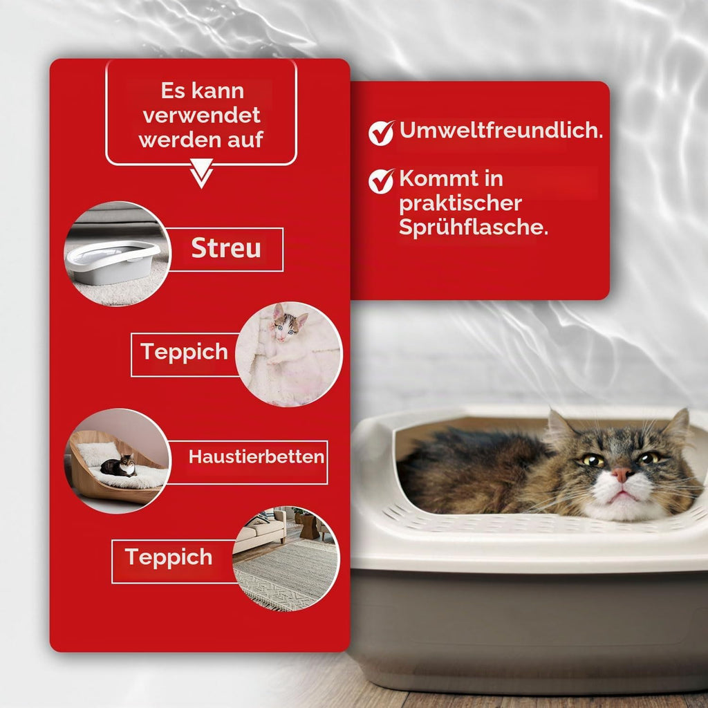 Simple Solution Geruchsentferner Katzenstreu 500 ml enzymatische Reinigung