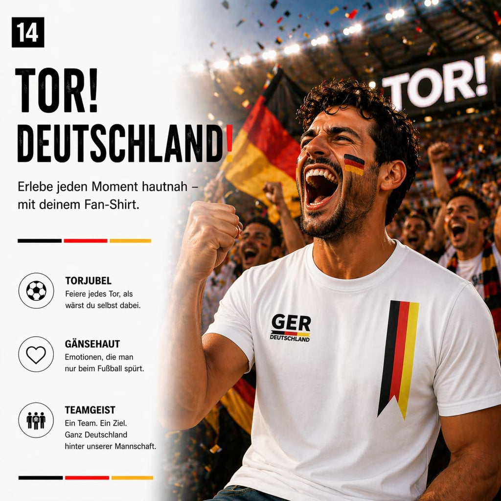 Deutschland Trikot Fussball Herren Damen Germany T-Shirt WM 2026 M-XL
