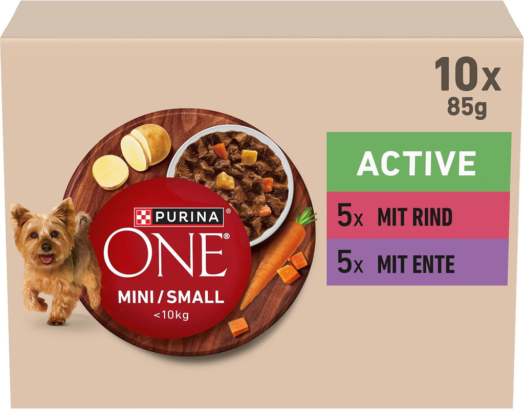 Purina ONE Mini/Small nass Hundefutter (10x85g) verschiedene Sorten