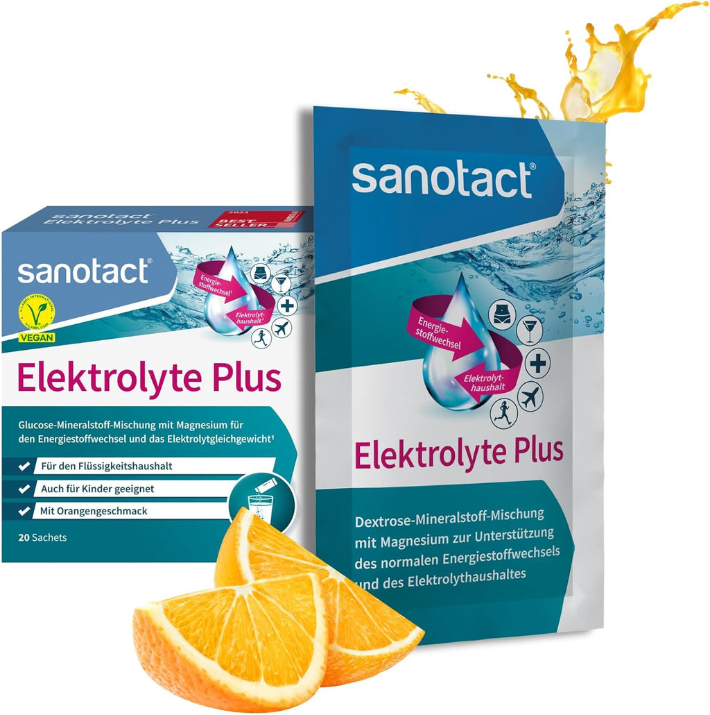 Sanotact Elektrolyte Pulver - 50 Stueck Hydration Sport Elektrolyt Tabletten
