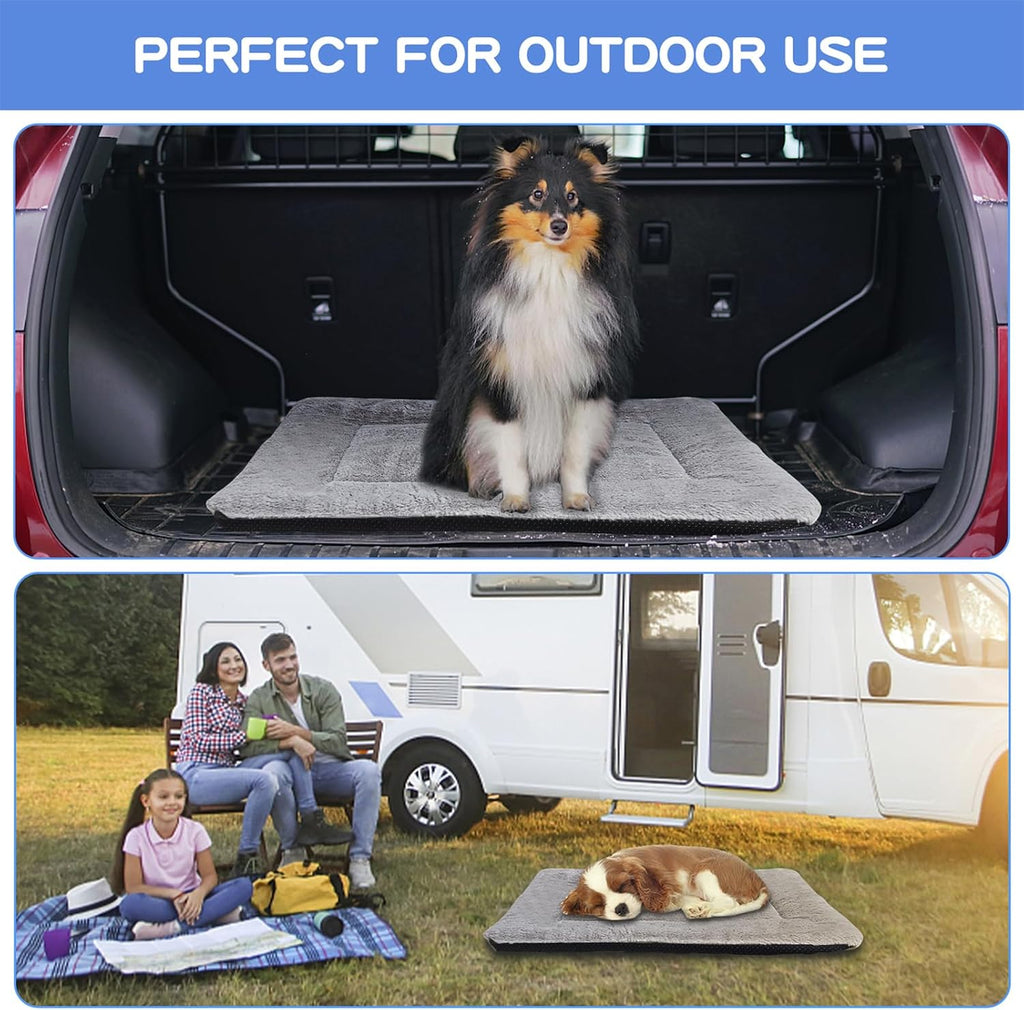 Baodan Kuehlmatte fuer Hunde und Katzen 90x56 cm 2cm-5cm selbstkuehlend waschbar