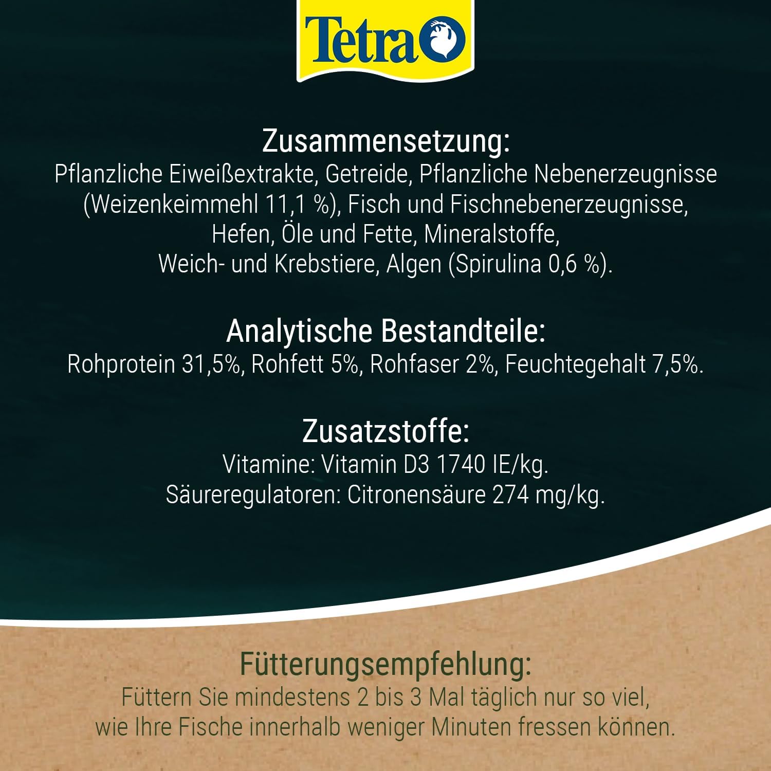 Tetra Pond Variety Sticks Teichfutter Beutel - | Mix aus drei Sticks