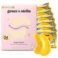 Grace & Stella Gel Augenpads 48 Paare gegen Augenringe Traenensaecke Falten