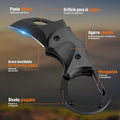 ZOOI Taschenmesser Klappmesser Multitool Outdoor Geschenk fuer Maenner