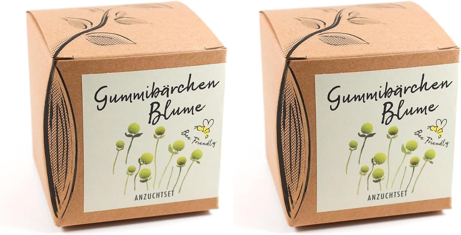 Gummibaerchenblume Anzuchtset 8,7cm Geschenk Pflanzset