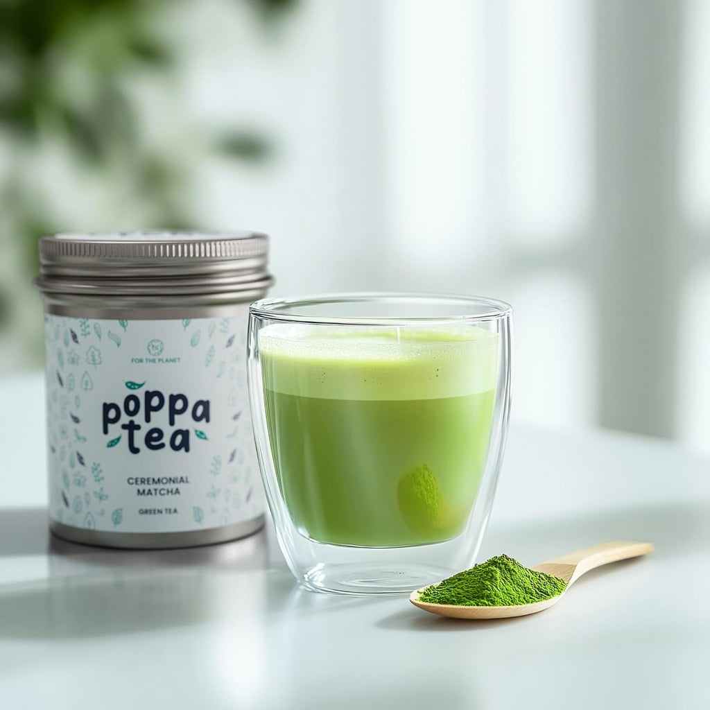 Poppatea Ceremonial Matcha Tee Pulver Japan verschiedene Sorten