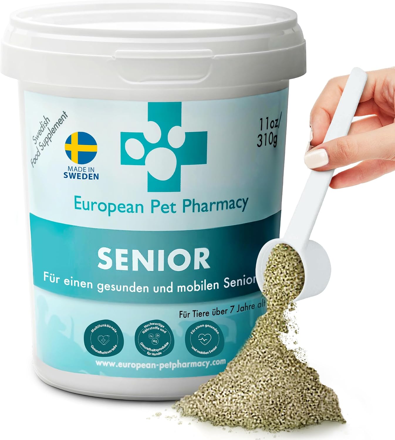 Pro-X Nahrungsergaenzung Hund Proteinpulver aus getrockneten Insekten, vers
