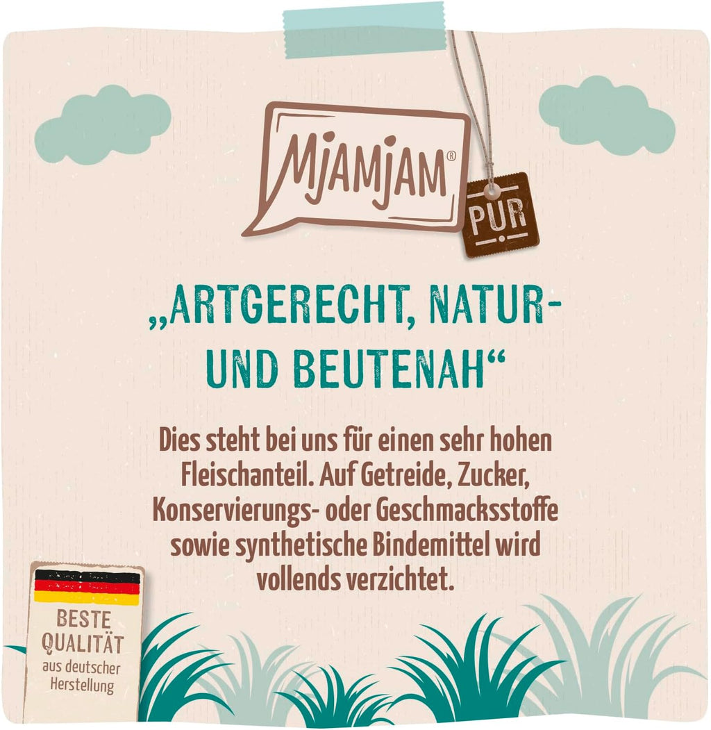 MjAMjAM Nassfutter Katze Huehnchen getreidefrei 6x400g