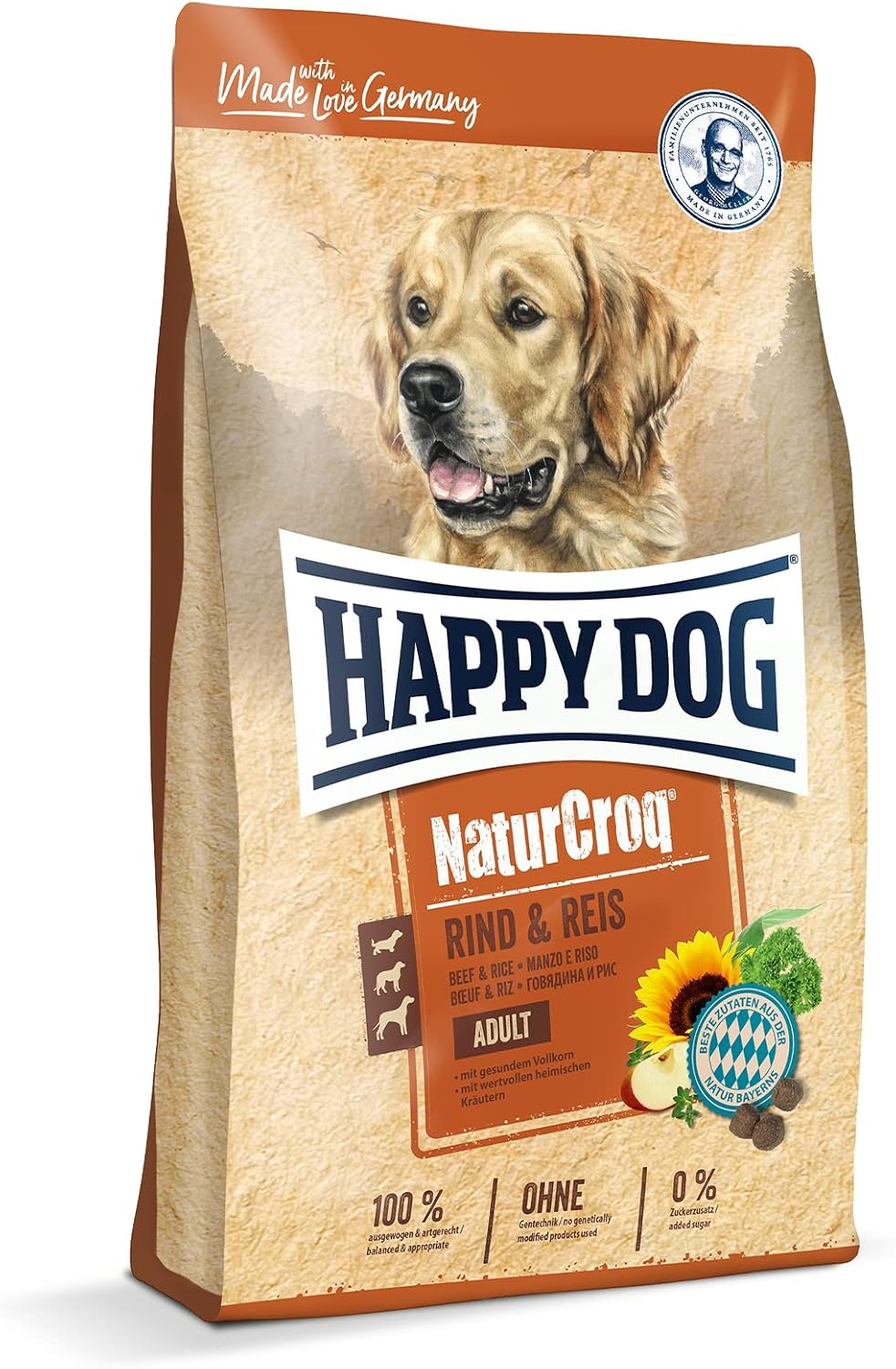 Trockenfutter Hund NaturCroq Lamm & Reis mit heimischen Kraeutern versch