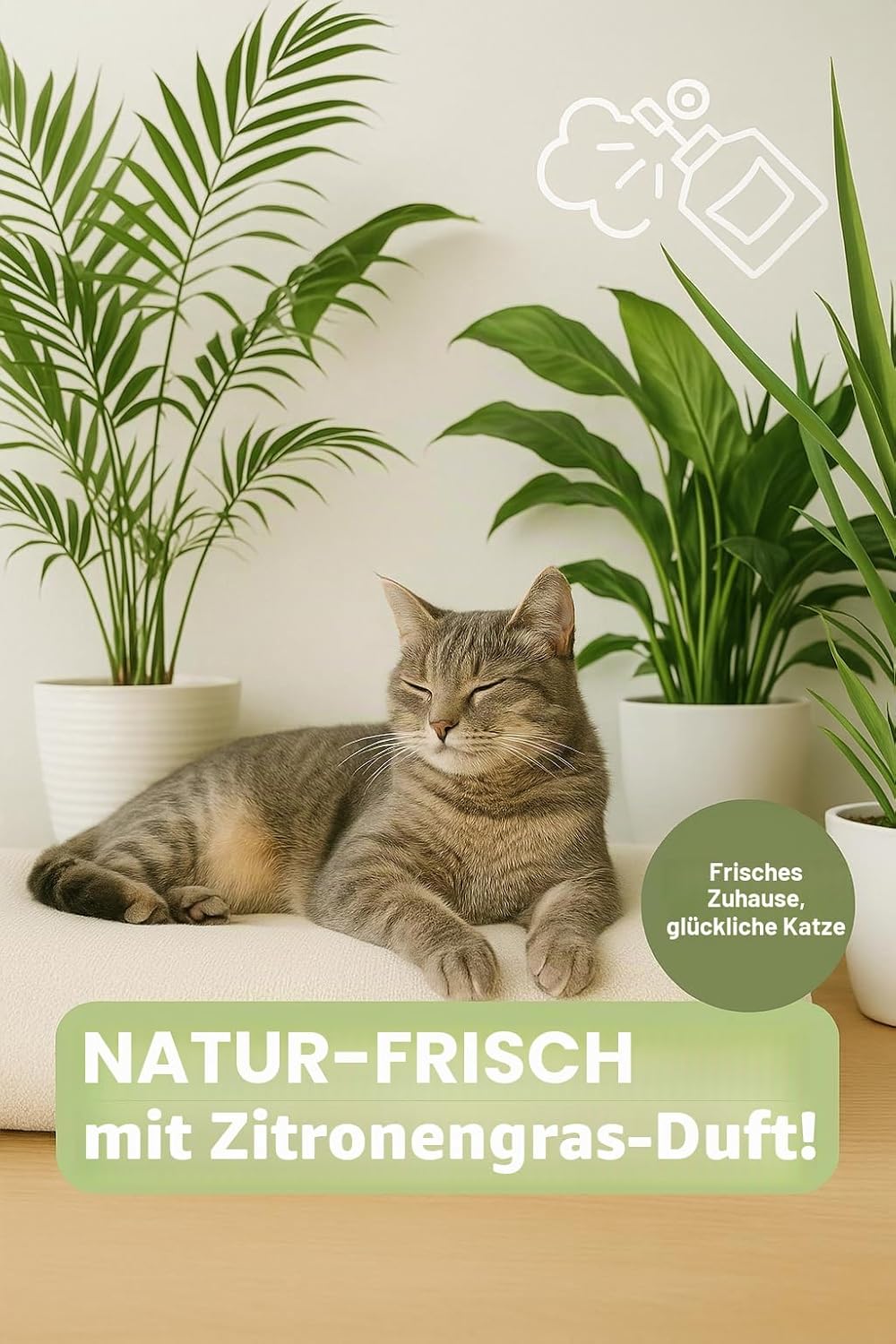 Katzenstreu Klumpstreu superfein mit Babypuderduft verschiedene Sorten