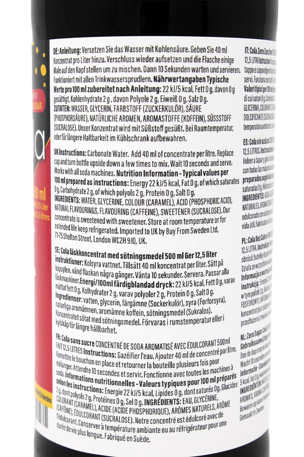 Indian Tonic Sirup Konzentrat zuckerfrei verschiedene Sorten