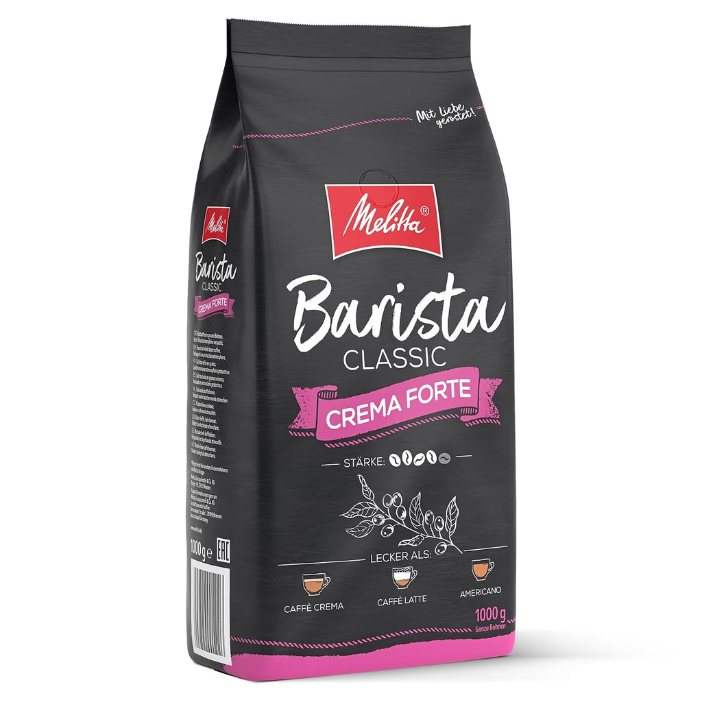 Melitta Barista Classic Crema Forte Kaffeebohnen kraeftige Roestung