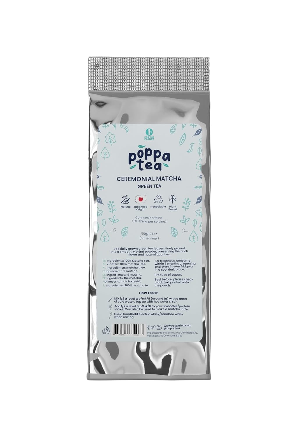 Poppatea Ceremonial Matcha Tee Pulver Japan verschiedene Sorten